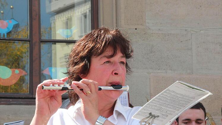Impressionen vom Großkonzert auf dem Coburger Albertsplatz.Foto: Jochen Berger