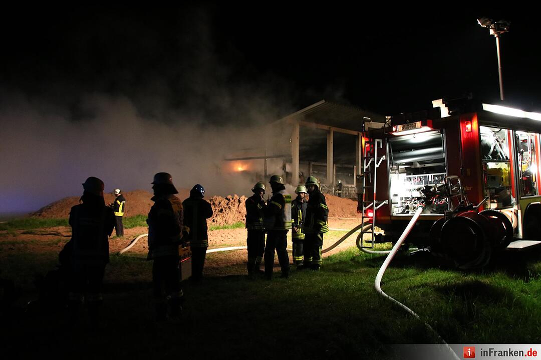 Hoher Schaden bei Stallbrand bei Nüdlingen