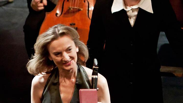 Impressionen vom Sinfoniekonzert im Landestheater Coburg. Prominenter Gast war die Klarinetteistin Sabine Meyer.Foto: Jochen Berger