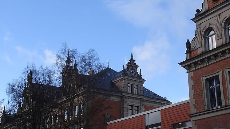 Uhr an der Rückert-Schule in CoburgFoto: Jochen Berger