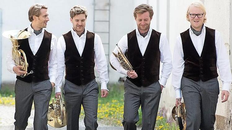 Das Ensemble "German Hornsound" macht sich am 21. Februar auf den Weg nach Rügheim. Foto: Michael Trippel