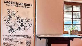 Der Medientisch in der Stadtbibliothek Bad Br&uuml;ckenau.