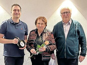 Referent Ronald Kaiser, Seminarleiterin Rosi Hufnagel und Reiner Reuß (Seniorenunion Hammelburg).