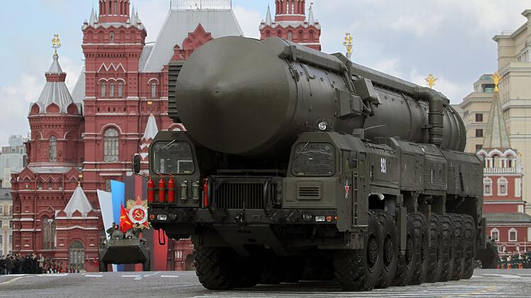 Milit&auml;rparade in Moskau