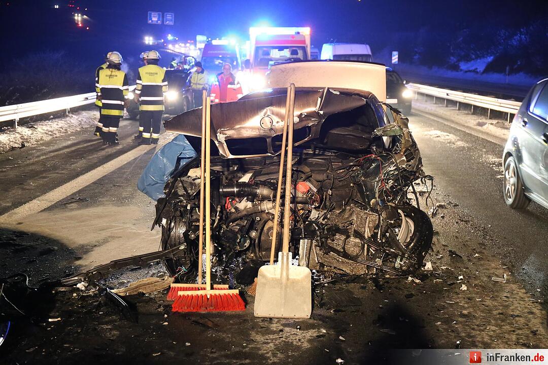 Mehrere Fahrzeuge an Unfall auf A72 beteiligt