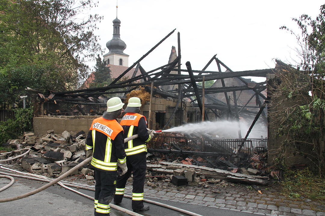 Scheunenbrand Nenzenheim