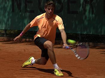 Vorjahresfinalist Marko Krickovic gewann sein Auftaktspiel nach Anlaufschwierigkeiten am Ende sicher.