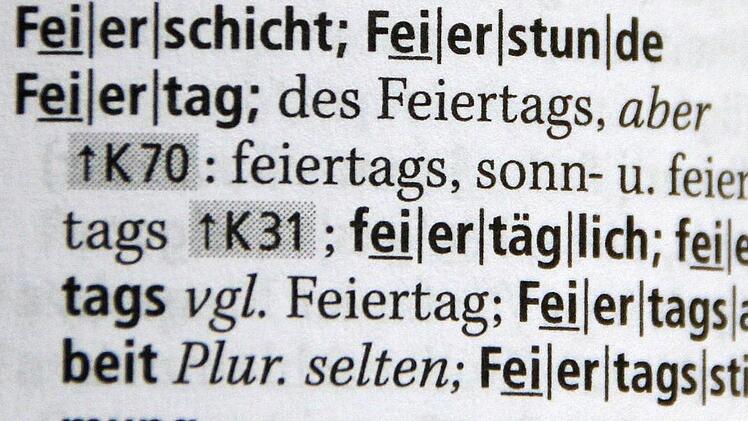 Soll ein Feiertag  ein freier Tag sein? Blöd ist es, wenn er dann auf einen ohnehin freien Tag fällt.