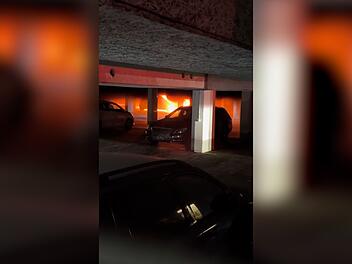 Würzburg: Dichter Rauch quillt aus Tiefgarage - zwei Verletzte bei Autobrand