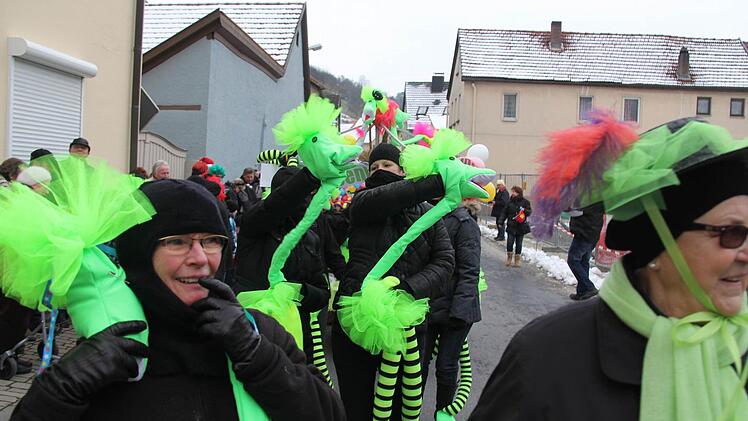 Faschingszug durch Sulzthal