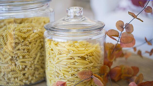 Nudeln und Reis eignen sich gut f&uuml;r Vorratshaltung