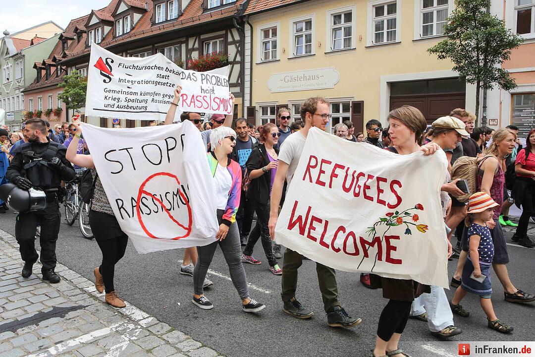 Demonstration in Bamberg