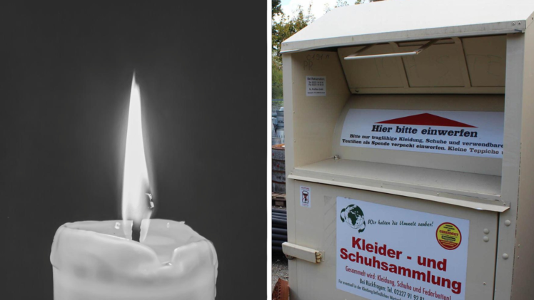 Toter in Altkleider-Container gefunden