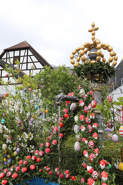 Osterbrunnen Streitberg; Foto: Barbara Herbst