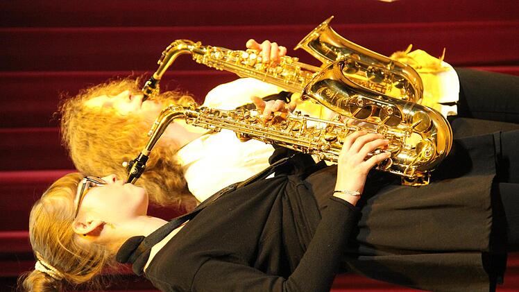Das Saxophonensemble besteht seit vielen Jahren.