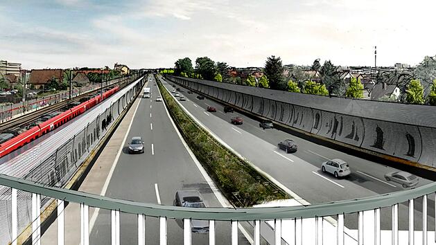 Frankenschnellweg in N&uuml;rnberg wird ausgebaut - Vorarbeiten starten