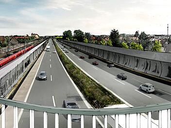 Frankenschnellweg in Nürnberg wird ausgebaut - Vorarbeiten starten