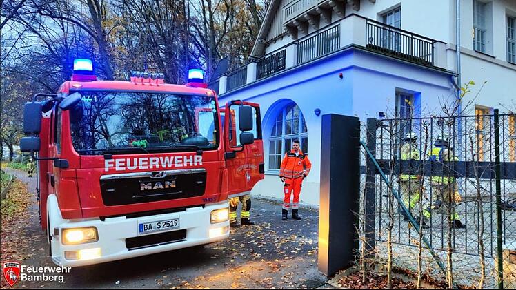 Bamberger Feuerwehr in Wolfschlucht alarmiert - schnelle Erkundung