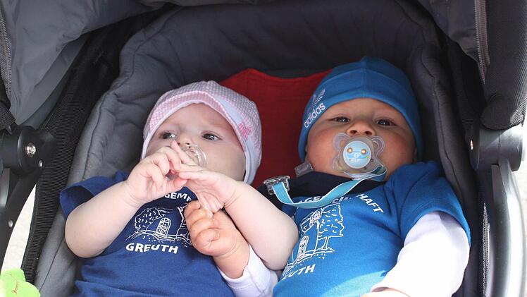 Der Nachwuchs war auch da: Leni Distler und Simon Bräunig