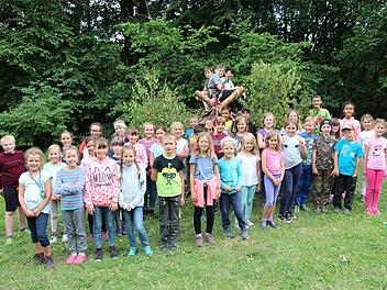 Viel Spaß hatten die Kinder beim diesjährigen Zeltlager des WSV  Oberweißenbrunn. Foto: Bettina Back