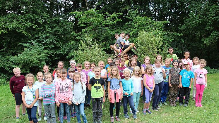 Viel Spaß hatten die Kinder beim diesjährigen Zeltlager des WSV  Oberweißenbrunn. Foto: Bettina Back