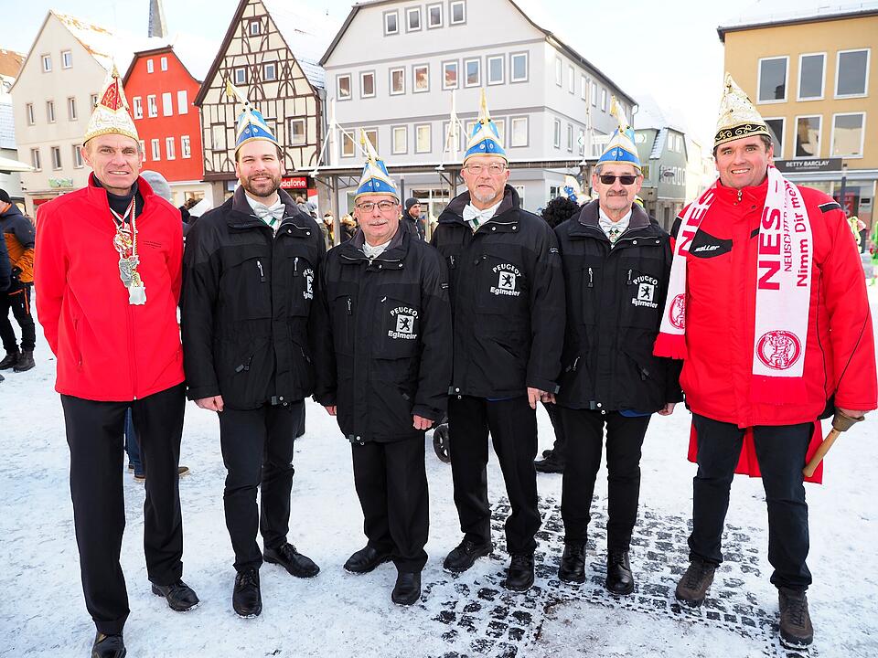 Eine der ersten Faschingsumzüge in der Region