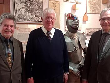 Der wiedergew&auml;hlte Vorstand: (von links) Wolfgang Rompf (Schatzmeister), Markus Suchanka (1. Vorsitzender)und Thomas Lotter (Stellvertretender Vorsitzender).