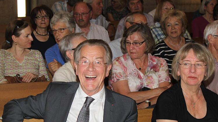 Müntefering hatte Spaß in Forchheim.  Foto: Carmen Schwind