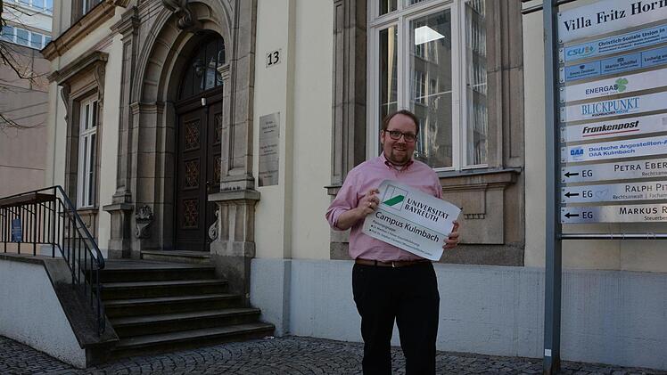 Campus-Geschäftsführer Matthias Kaiser zieht mit der Verwaltung der Fakultät  in die Spinnerei-Villa ein. Foto: Dagmar Besand