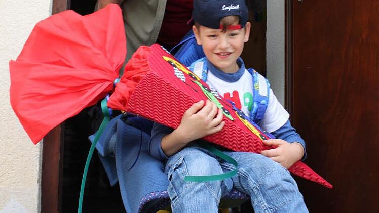 Im Kindergarten Sankt Kilian werden Vorschulkinder der Tradition gemäß ...