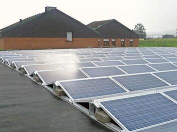 Die FWO-Photovoltaikanlage in Straßdorf  Foto: privat