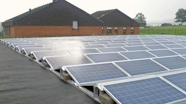 Die FWO-Photovoltaikanlage in Straßdorf  Foto: privat