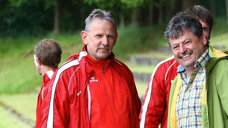 Karl-Heinz Wiesel (links) und Gerd Leinfelder vom TSV Presseck. Foto: Monika Limmer