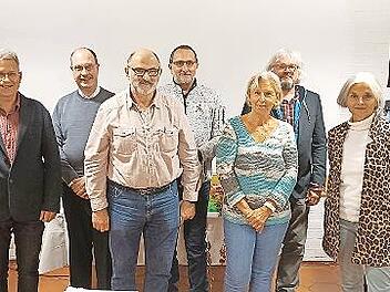 Dekan Till Roth, Michael Donath, Pfr. Thomas Kohl, Hubert Beck, Thomas Damm, Maria Rummel, Pfr. Bodo Bergk, Renate Gauly, Pfr. Michael Nachtrab (von links) bilden den neuen Ausschuss des Diakonischen Werks Lohr.