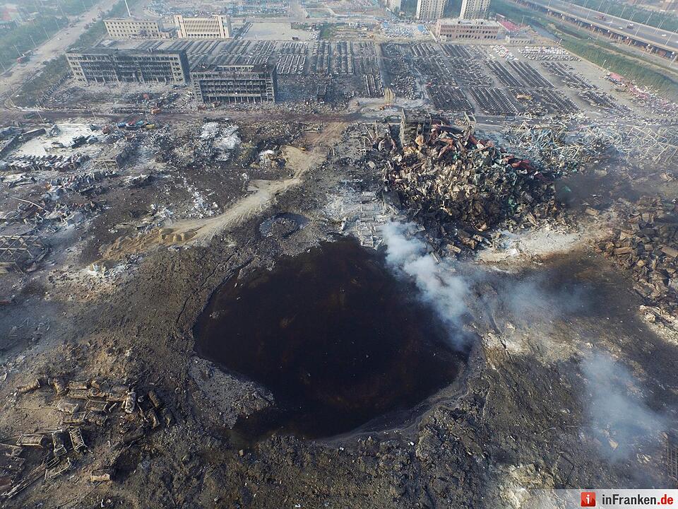 Huge explosion rocks Chinese port city of Tianjin
