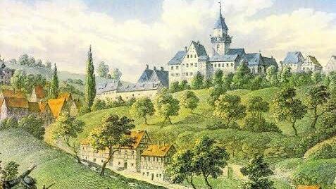 Gräfenberg, gezeichnet und gestochen von Rotbart-Käppel Repro: Reinhard Löwisch