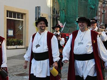 Am Viertelmeistertag  in Kronach gab's wieder mal viel zu lachen - hier Stefan Wicklein und Markus Steller.Veronika Schadeck