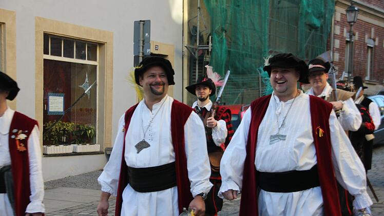 Am Viertelmeistertag  in Kronach gab's wieder mal viel zu lachen - hier Stefan Wicklein und Markus Steller.Veronika Schadeck