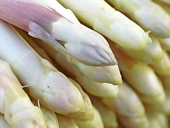 Eine Ursache: Spargel wird "violett", weil UV-Licht zur Stange durchdringt und die Photosynthese einsetzt.  Fotos: Sarah Dann