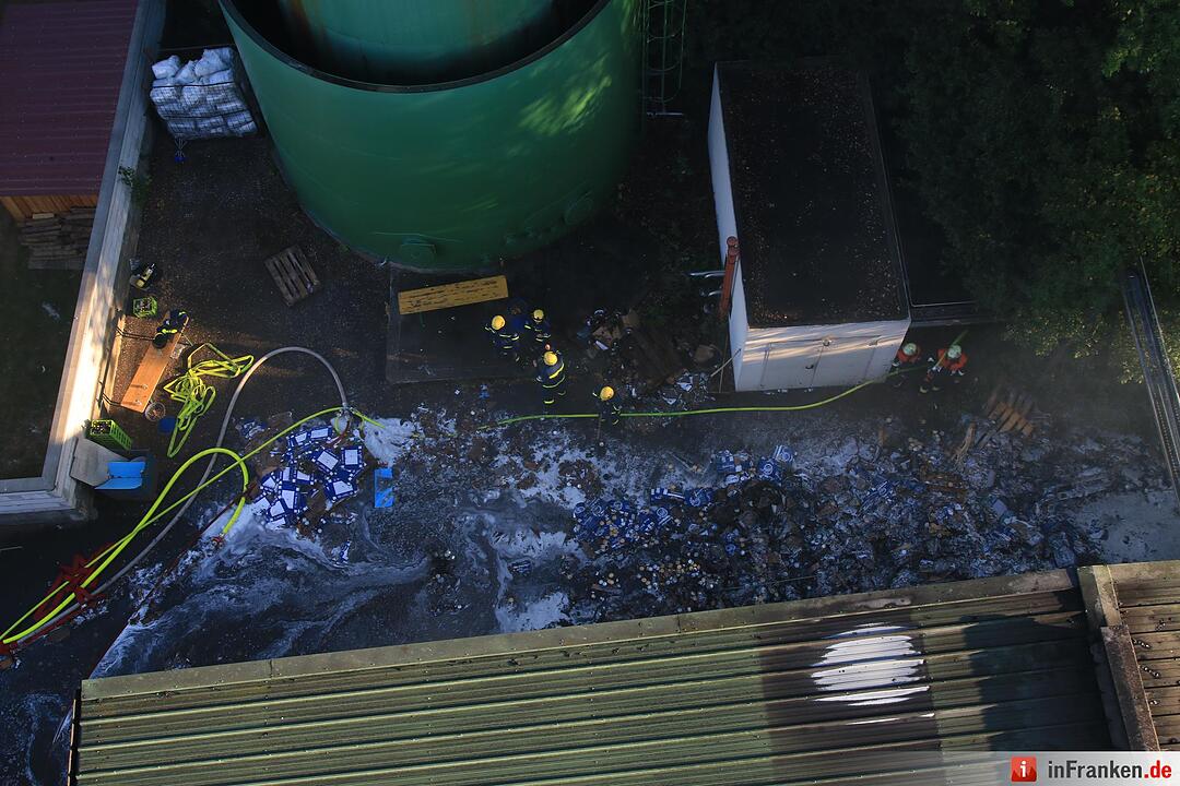 Brand bei der Brauerei Kaiserdom