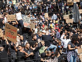 Demonstration gegen Rassismus - Berlin