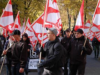 Rechte Gruppierungen marschierten im Herbst in Coburg auf.