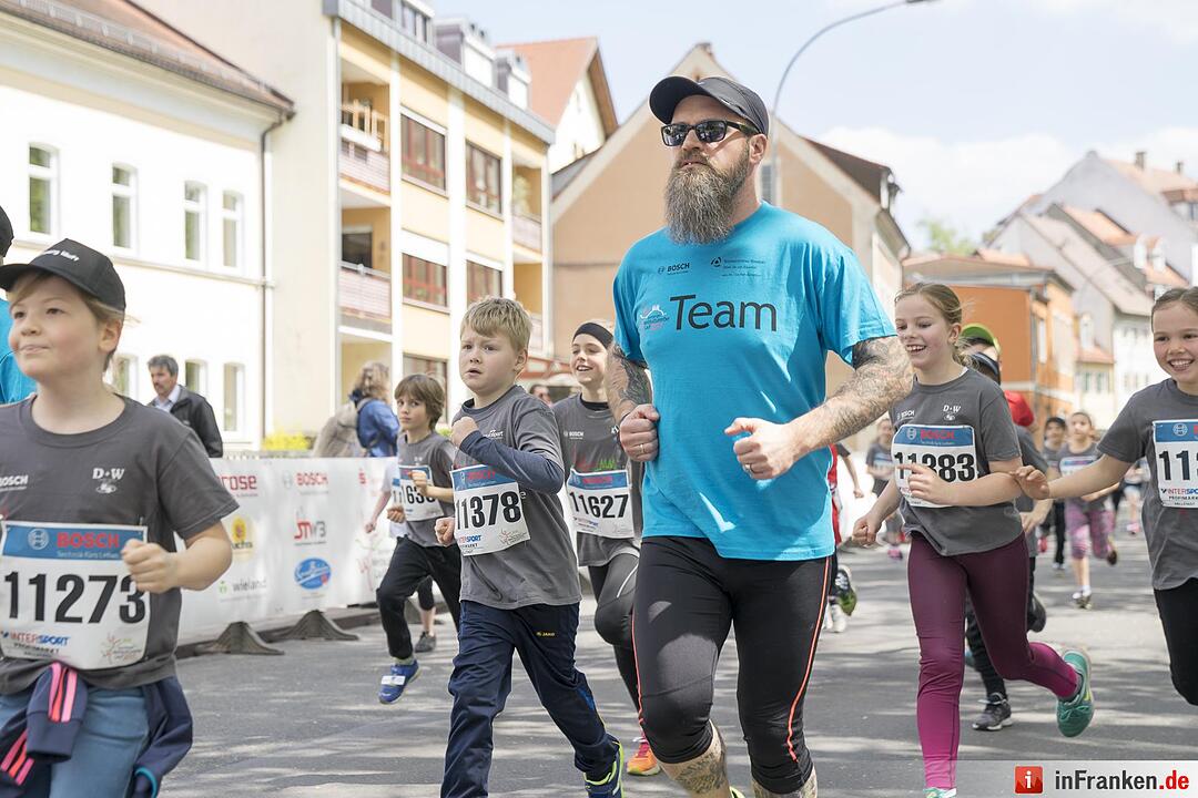 Weltkulturerbelauf 2017 in Bamberg: Der Bosch Schüler-Lauf