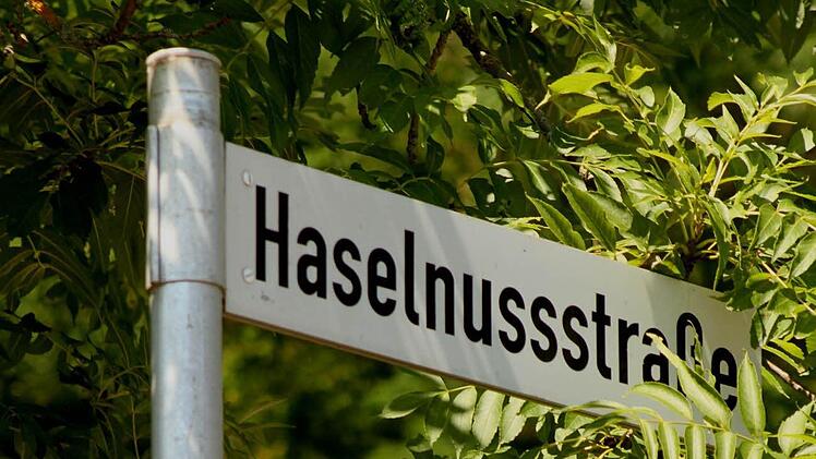 ... oder Haselnussstraße. Fotos: günther geiling