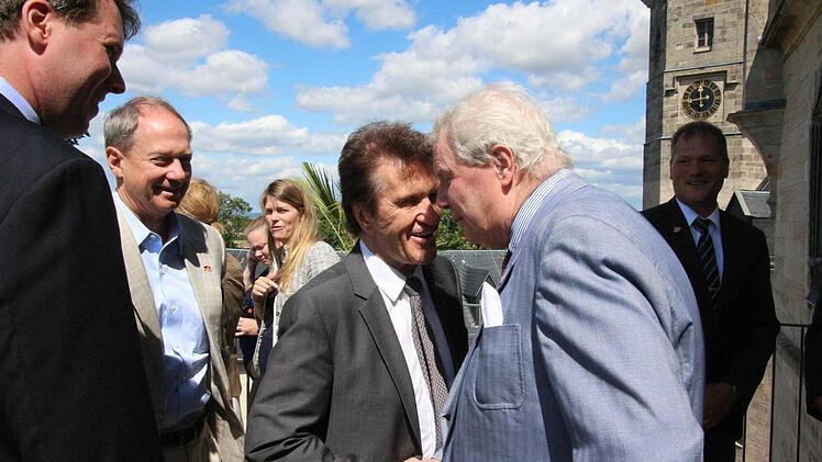 Auch Prinz Andreas von Sachsen-Coburg und Gotha, Chef des Hauses begrüßte die Gäste. Foto: Simone Bastian