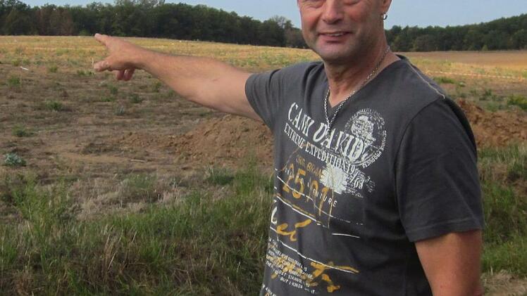 Jürgen Finkel besitzt 2,8 Hektar Land im Kerngebiet.