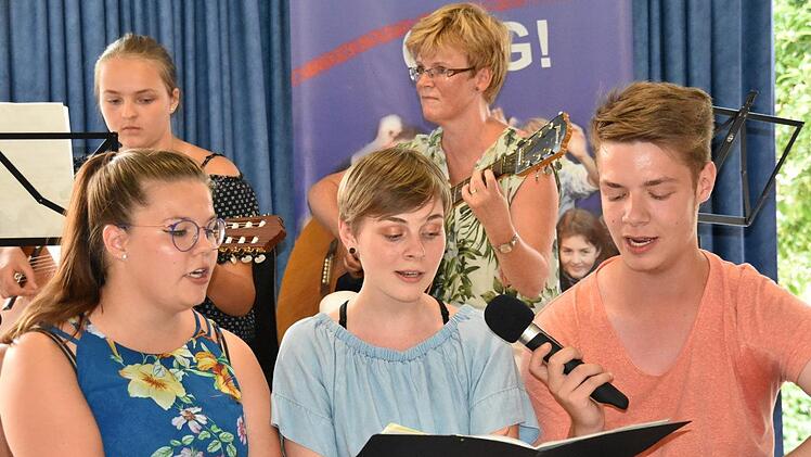 Das Gitarrenensemble Foto: Uschi Prawitz