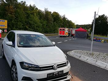 An der Pyramide zwischen Münnerstadt und Nüdlingen ist es zu einem tödlichen Unfall gekommen.