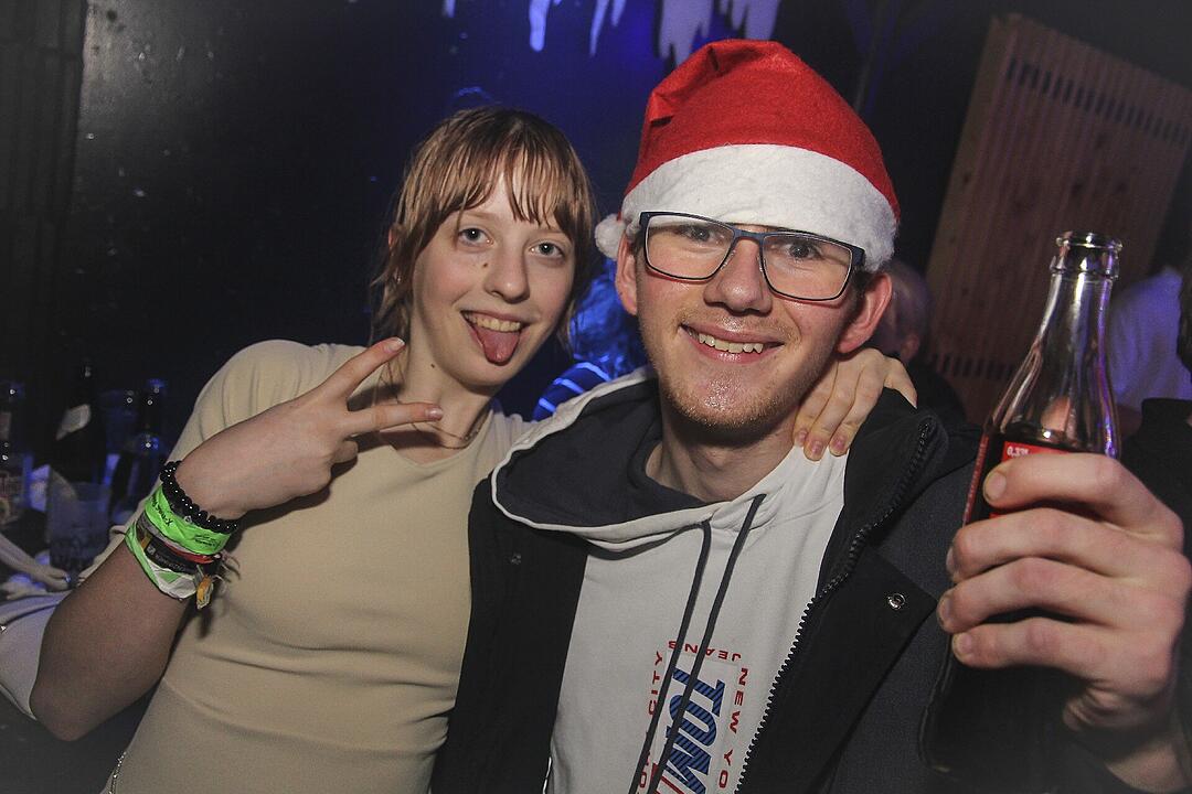Partystimmung an Heiligabend