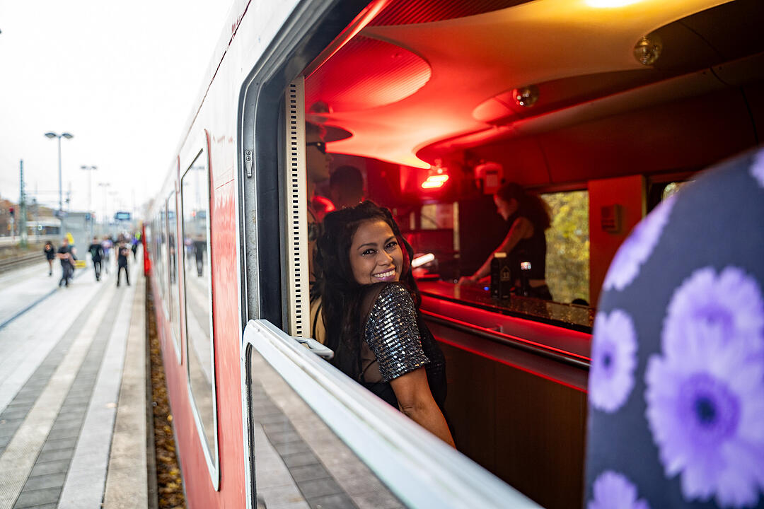 Die beste Party im Zug!